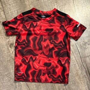 10/$10 Athletic Works Kids Red and Black Rashguard size xs 4-5